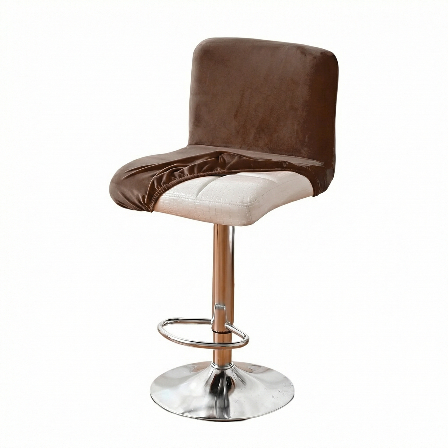 Premium Velvet Barstool Chair Slipcover for Pub & Dining Chairs