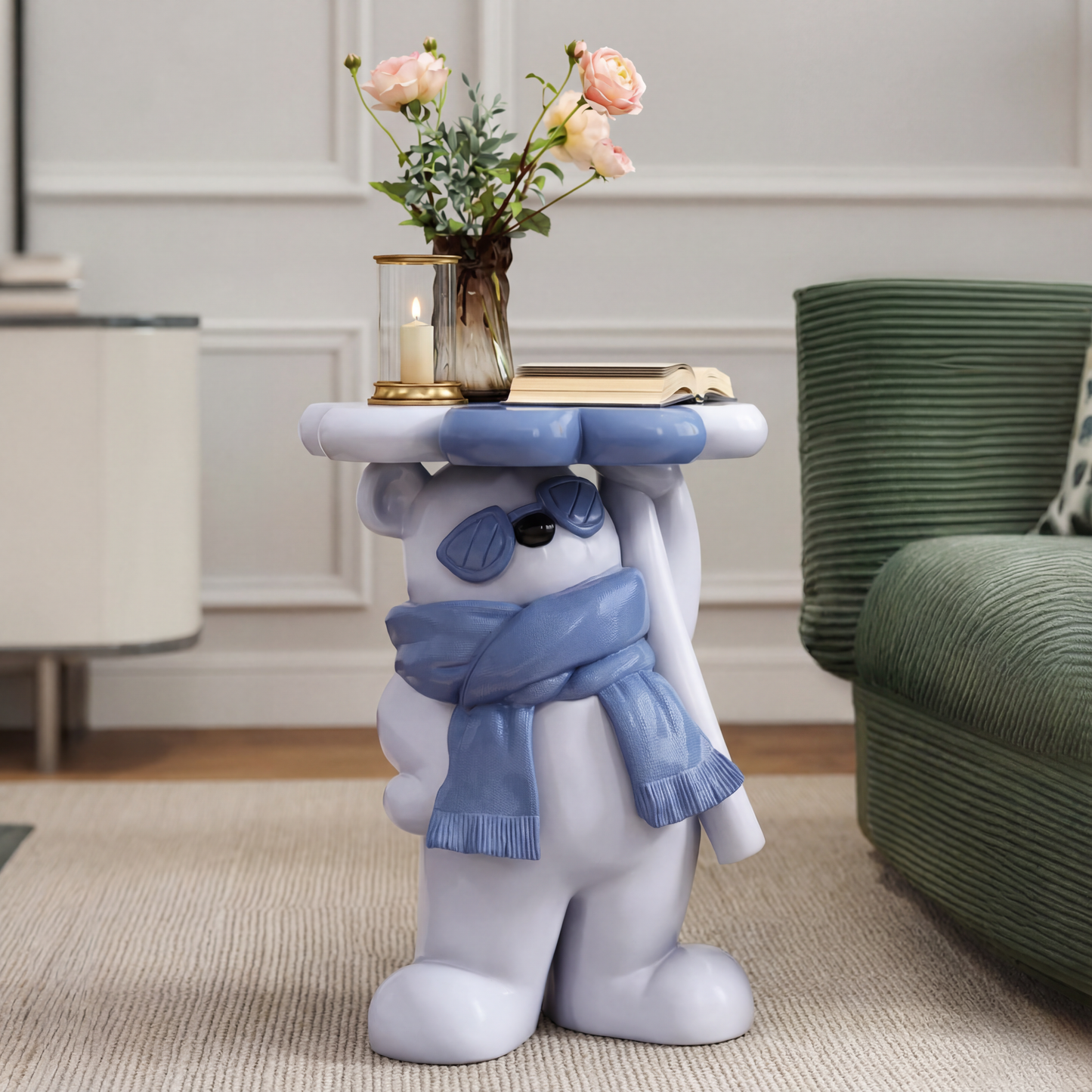 Nordic Style Bear Coffee Table for Living Room & Bedroom