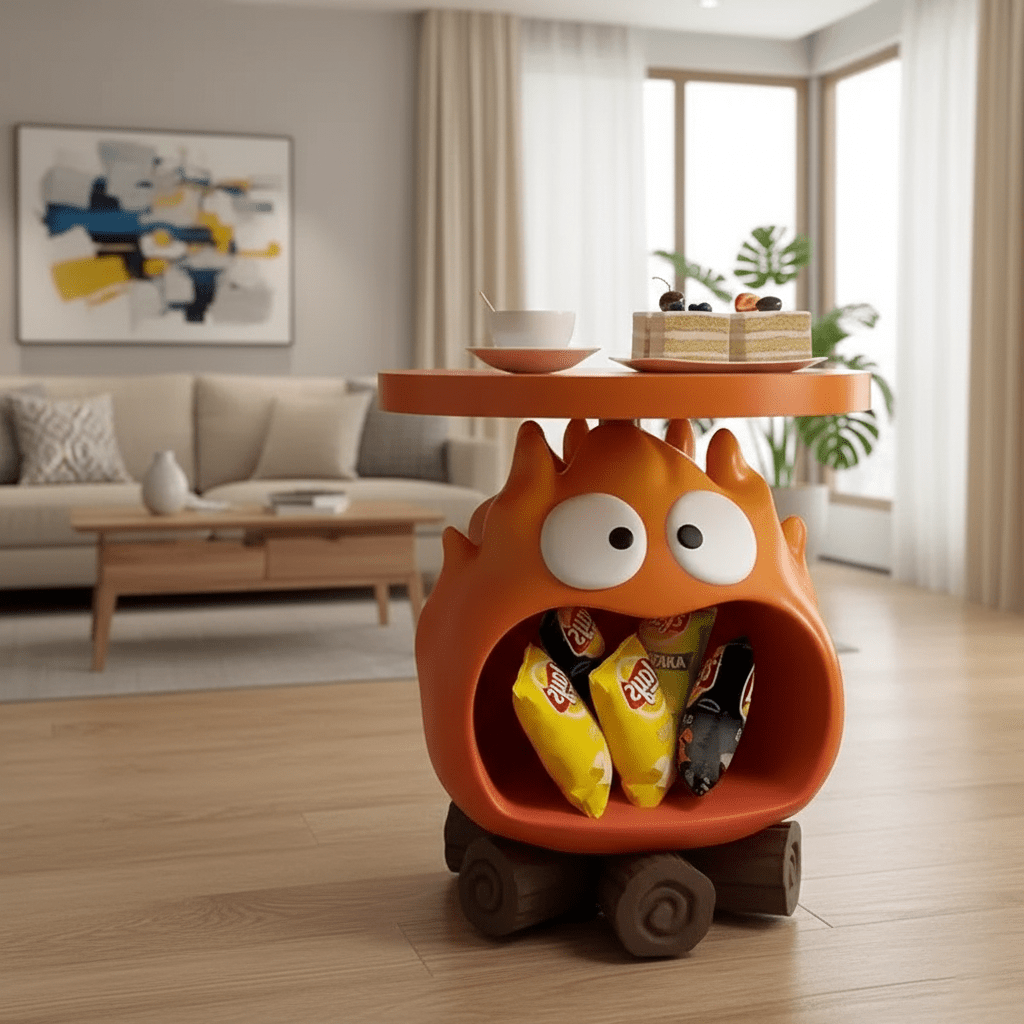 MOMO Sofa Table with Storage Ornament for Living Room & Home Décor