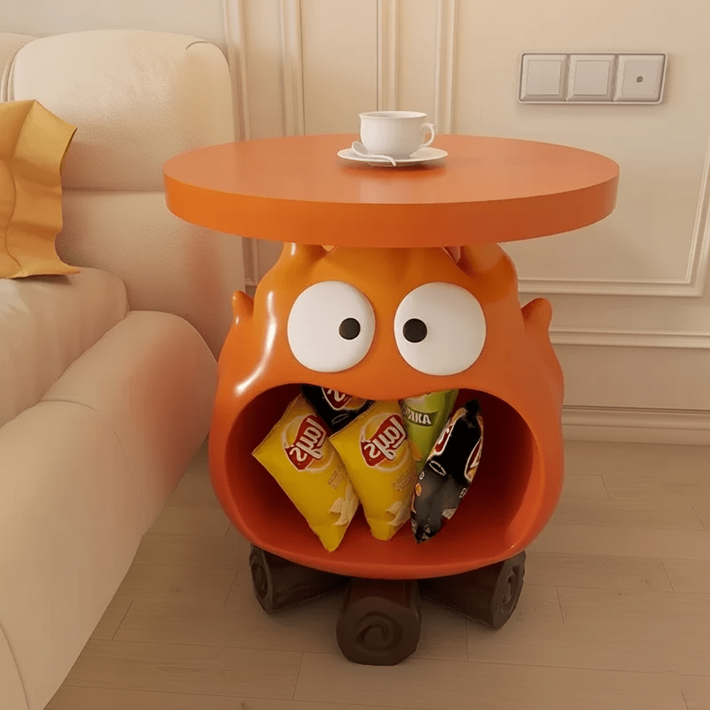 MOMO Sofa Table with Storage Ornament for Living Room & Home Décor