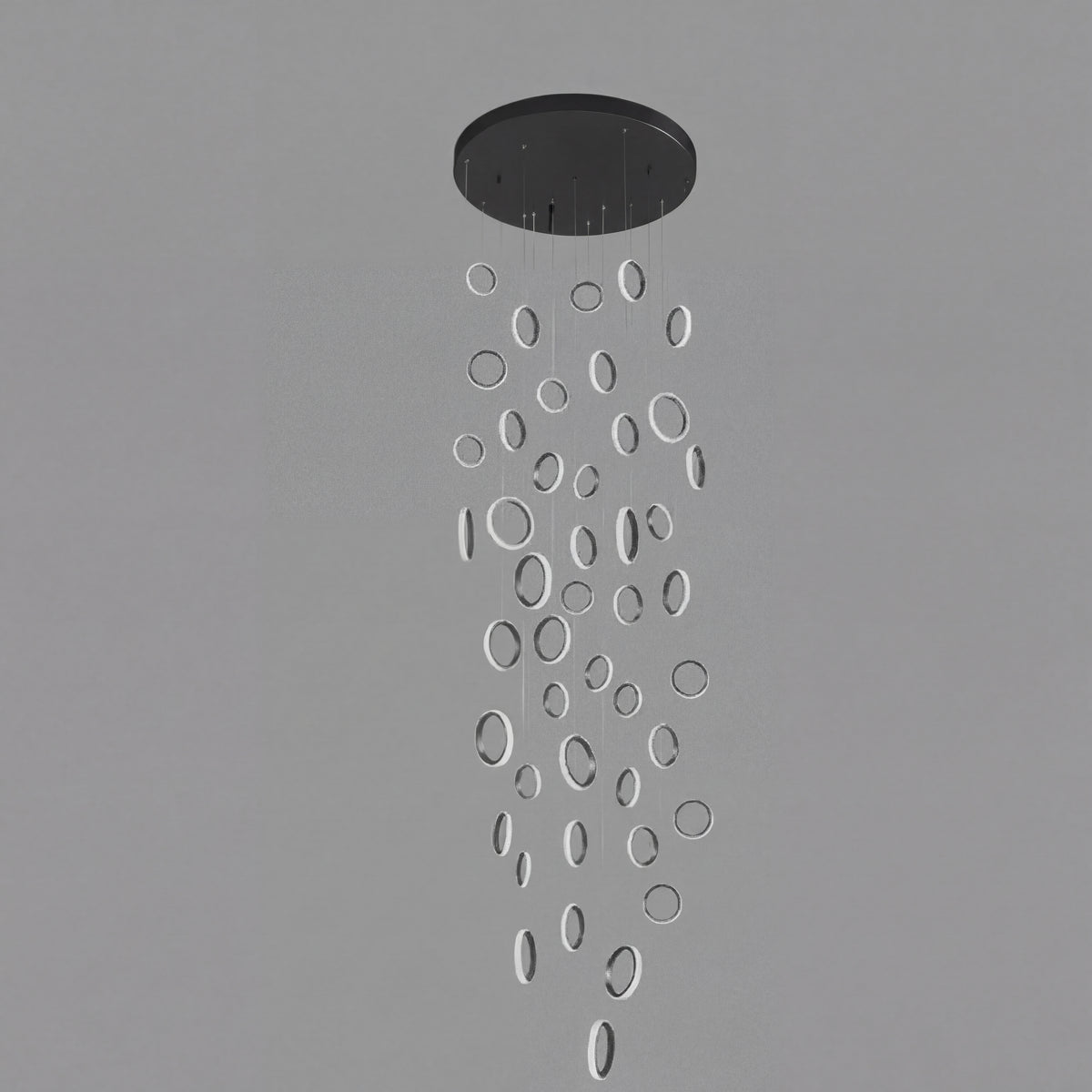 Luxury Chic Circular Pendant Lamp for Staircase