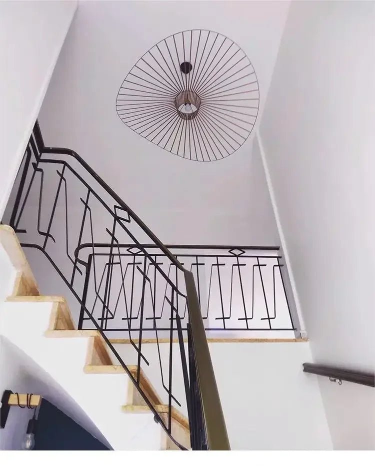 Creative Straw Hat LED Pendant Light Modern Chandelier for Living Room, Bedroom & Restaurant