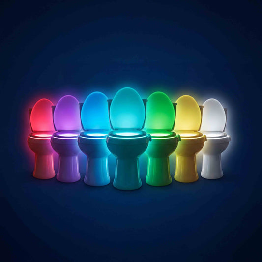 Motion Sensor Bathroom Seat Lamp with Multi Colors