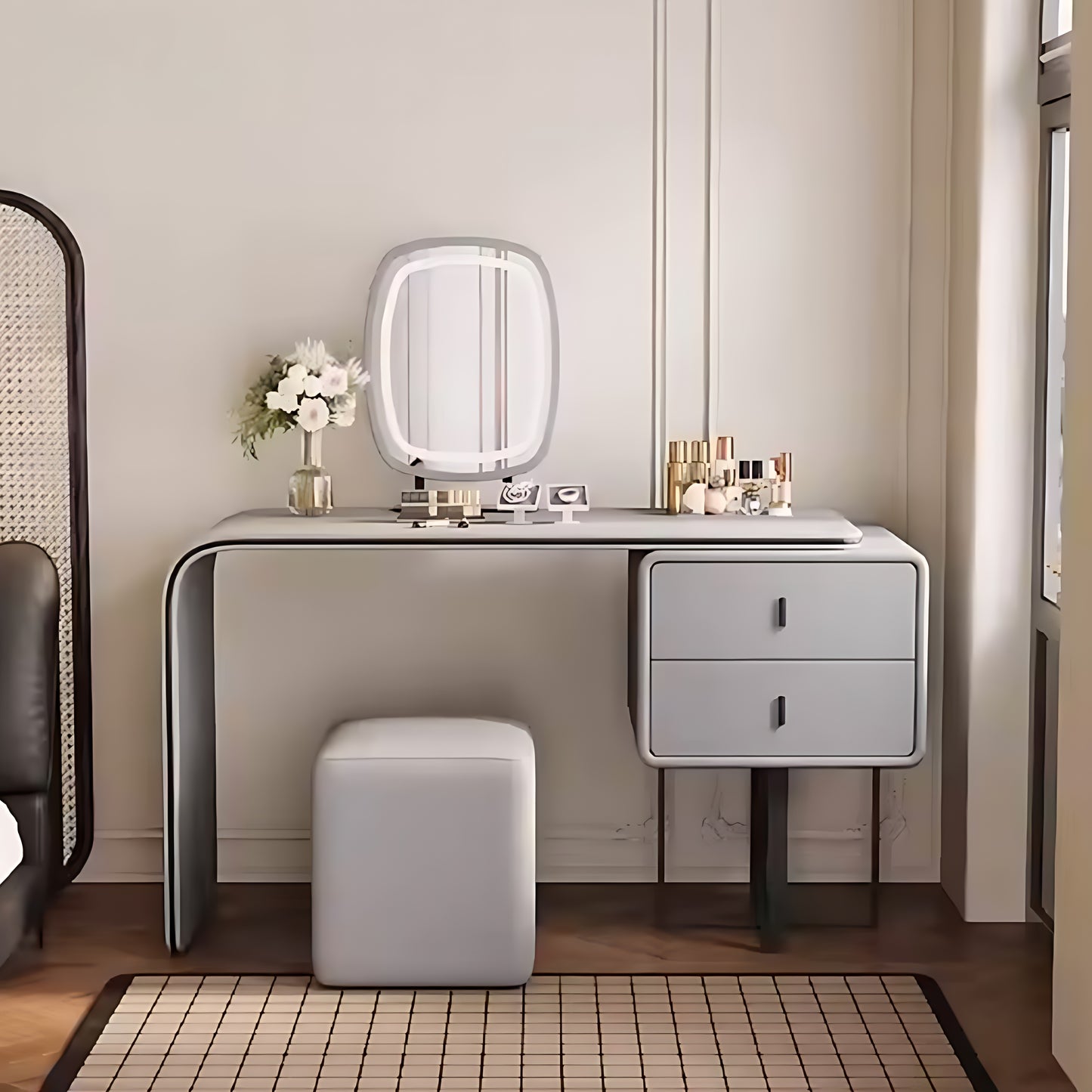 Luxury Girl’s Dressing Table with Drawers & Mirror Perfect for Makeup and Home Décor