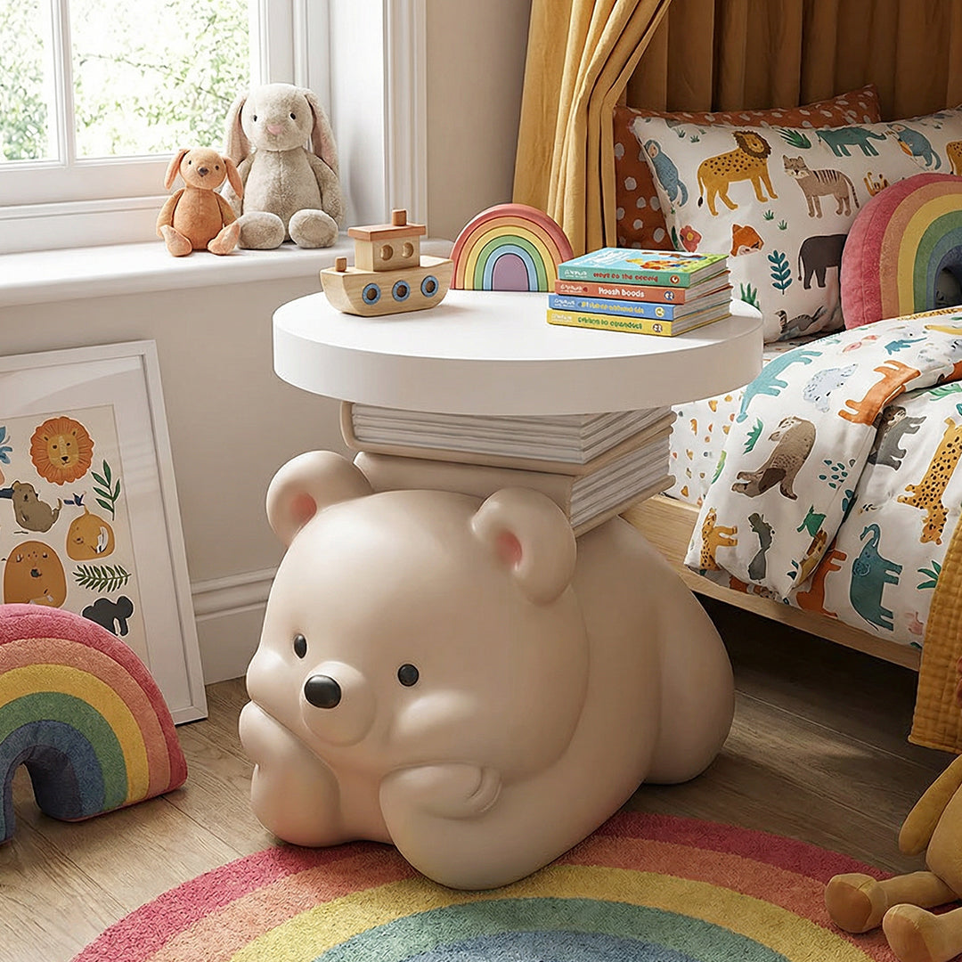 Compact and Stylish Modern Circular Side Table for Living Room