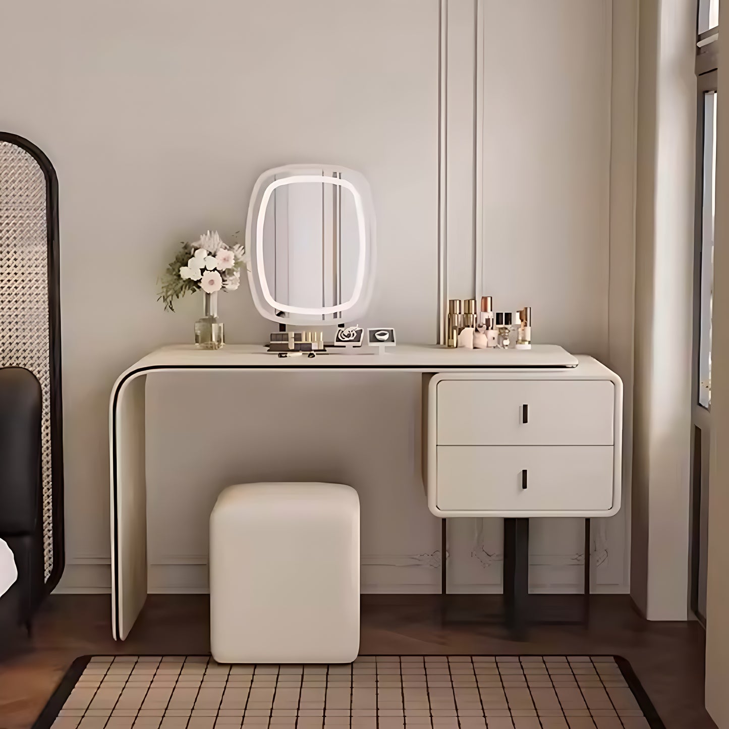 Luxury Girl’s Dressing Table with Drawers & Mirror Perfect for Makeup and Home Décor