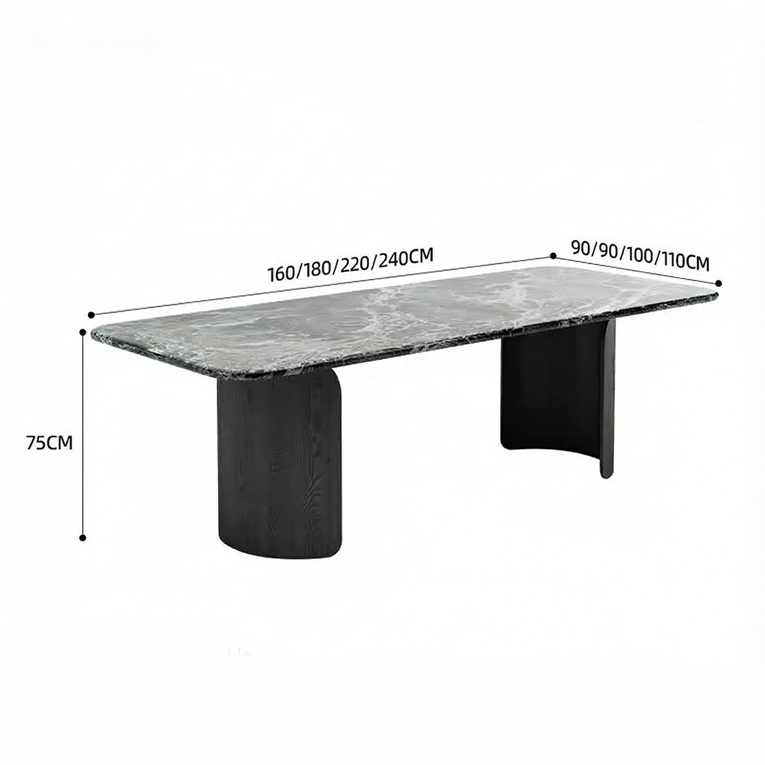 Luxury Marble Dining Set Natural Stone Table & Chairs for Modern Homes & Apartments