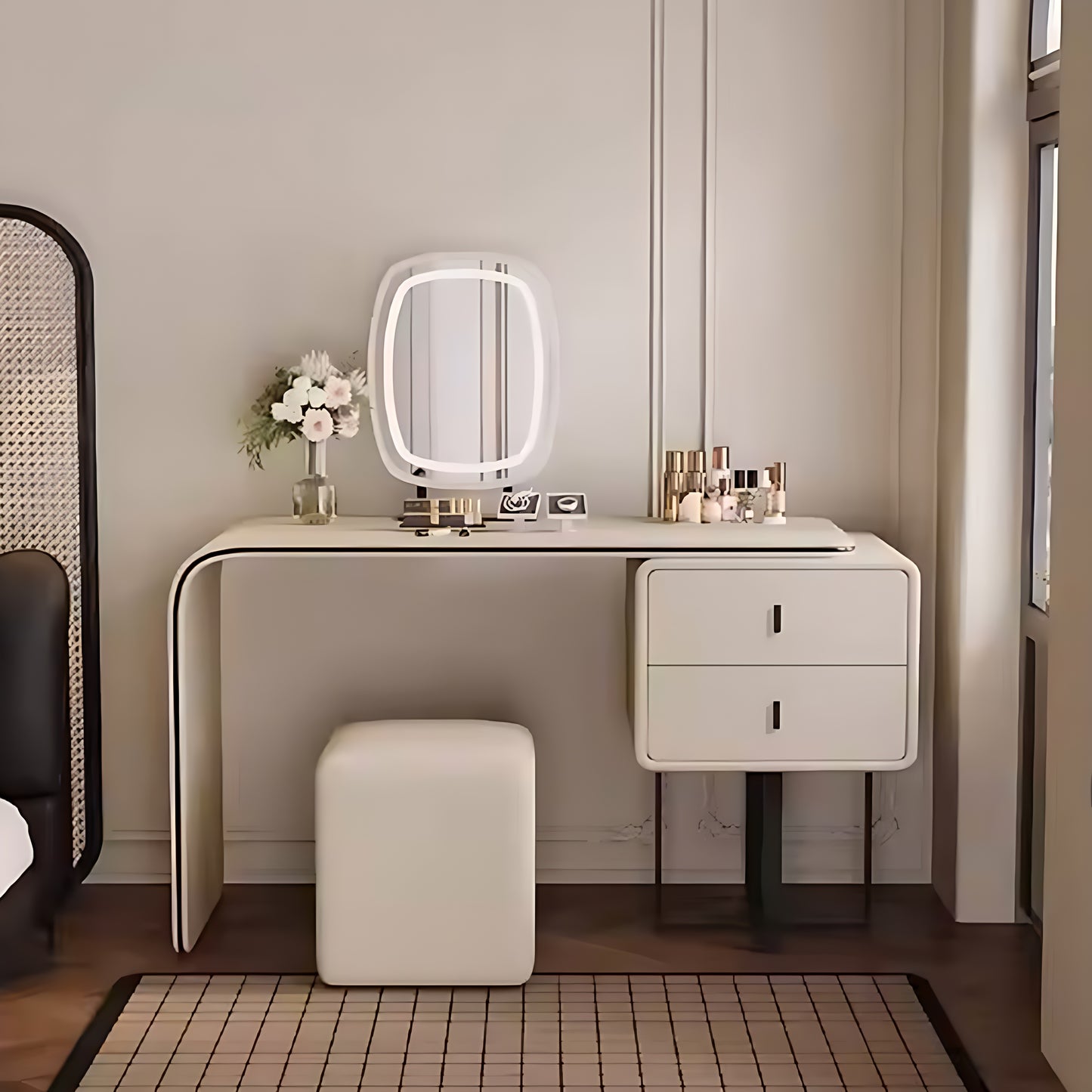 Luxury Girl’s Dressing Table with Drawers & Mirror Perfect for Makeup and Home Décor