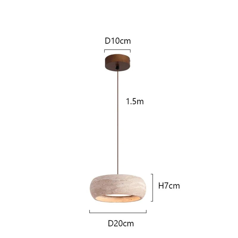 Japanese Wabi-Sabi Cream Style  Retro Lamp for Bedside & Bar Lamp