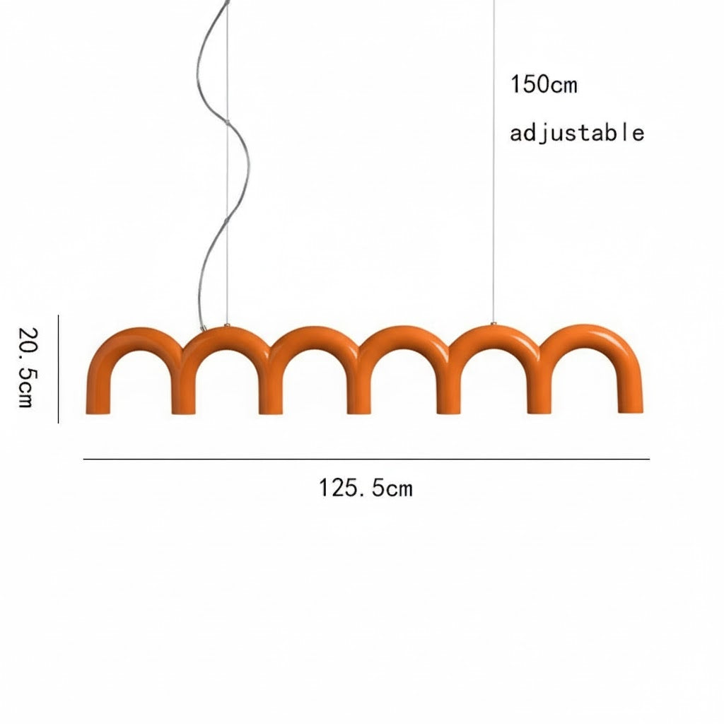 Luxury U-Shaped Chandelier Linear Light for Bedrooms, Kitchens & Luxury Bars