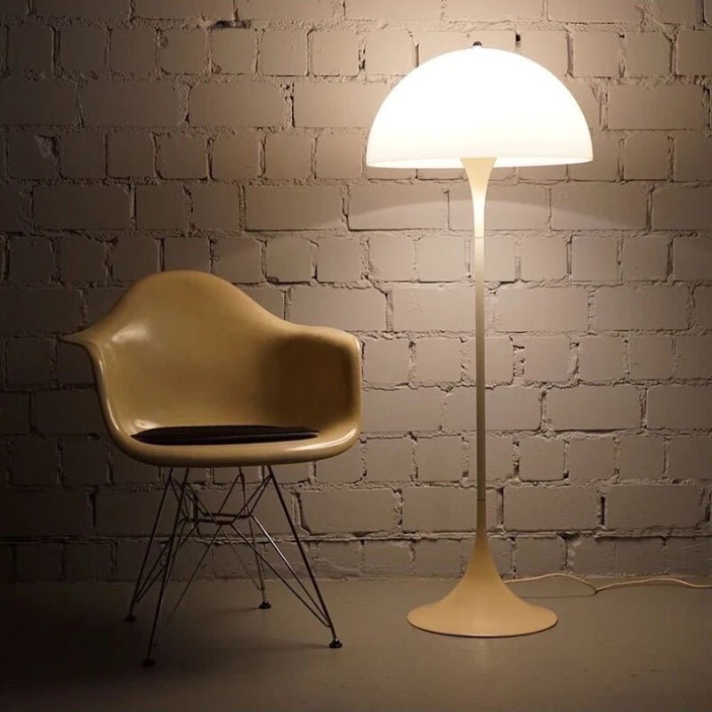 Luxury Cream Style Floor LED Lamp For Bedrooms & Living Rooms