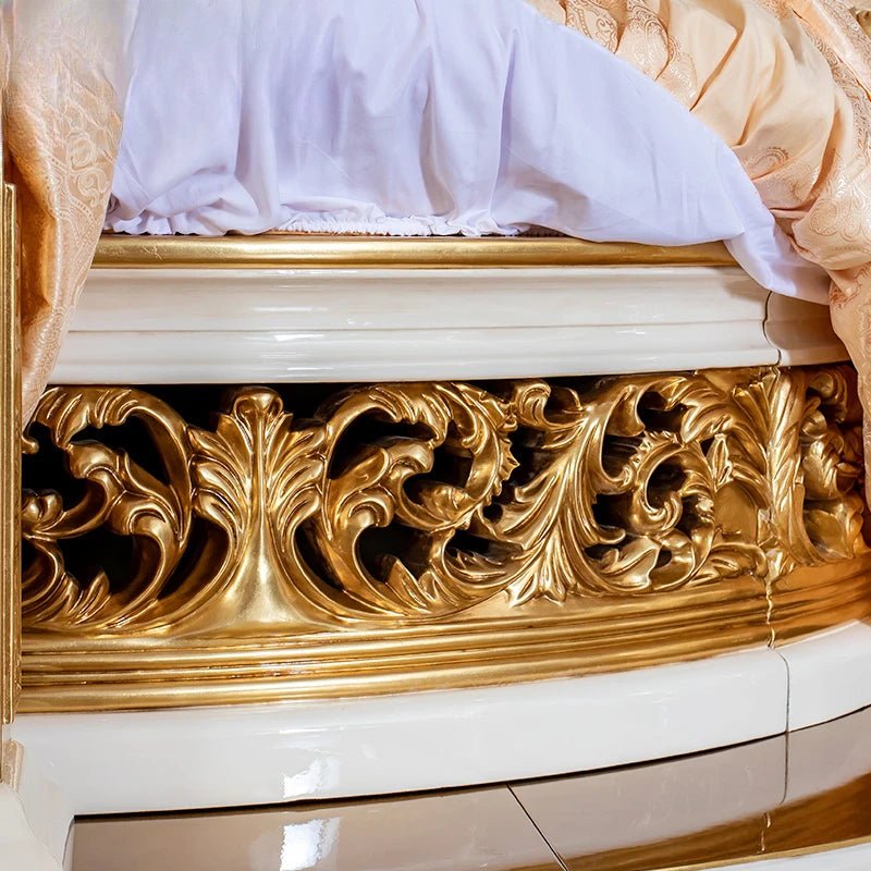 Luxury European Round Bed Wedding Lounge Elegance in Your Home