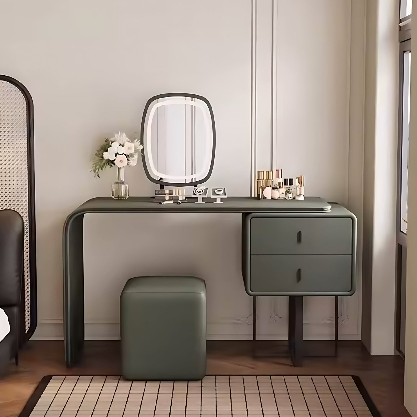 Luxury Girl’s Dressing Table with Drawers & Mirror Perfect for Makeup and Home Décor