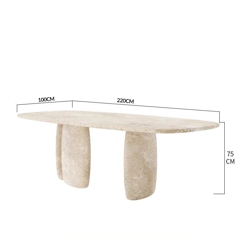 Luxury Italian Minimalist Marble Dining Table Perfect For Modern Living