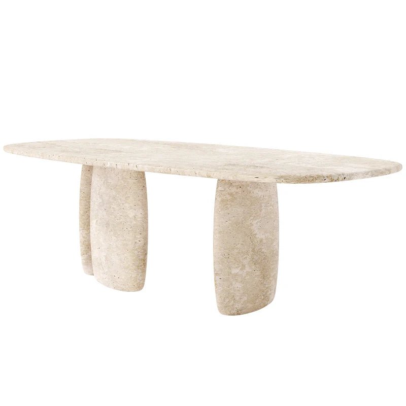 Luxury Italian Minimalist Marble Dining Table Perfect For Modern Living