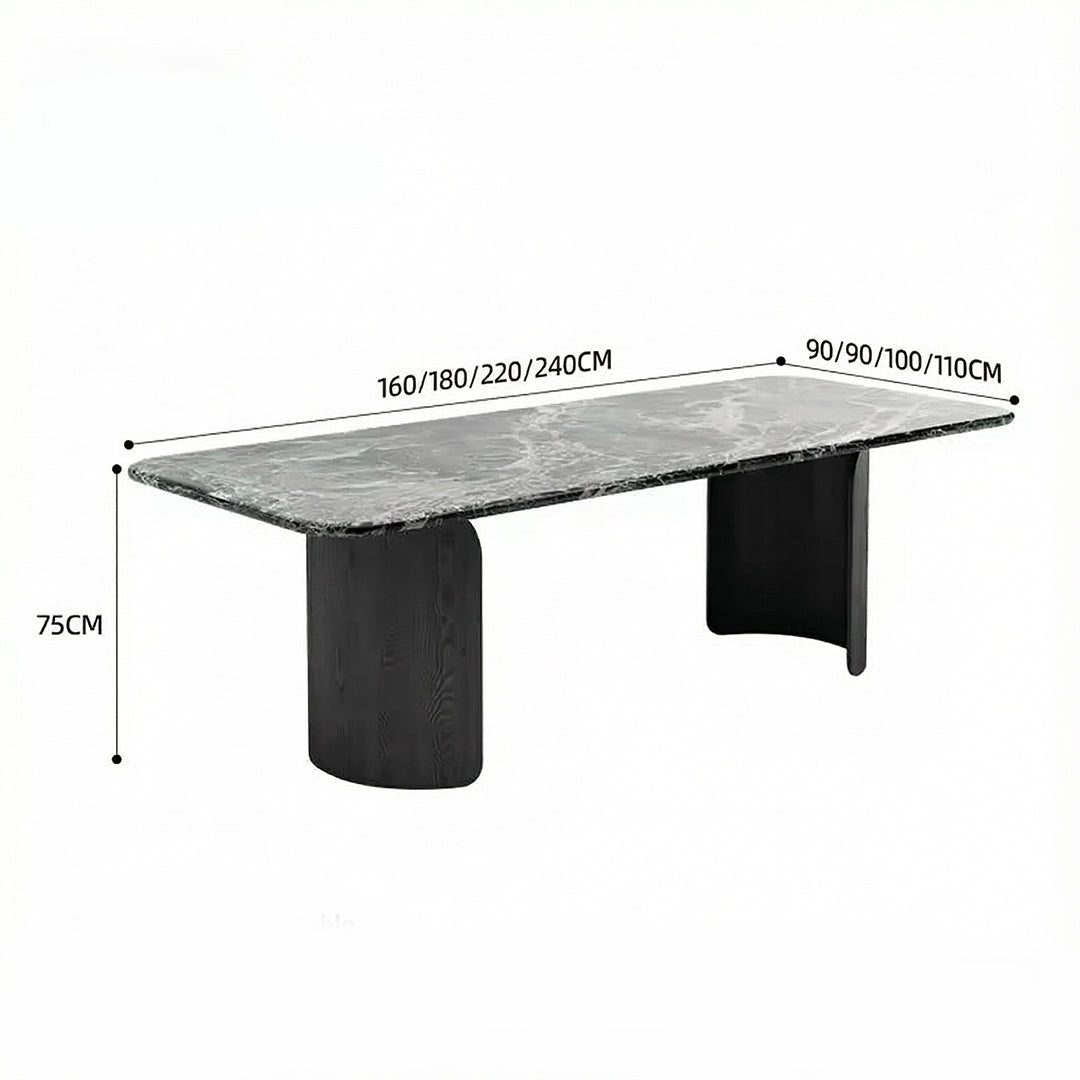 Luxury Marble Dining Set Natural Stone Table & Chairs for Modern Homes & Apartments