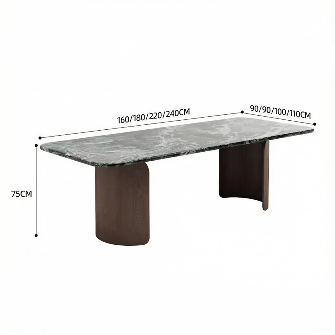 Luxury Marble Dining Set Natural Stone Table & Chairs for Modern Homes & Apartments