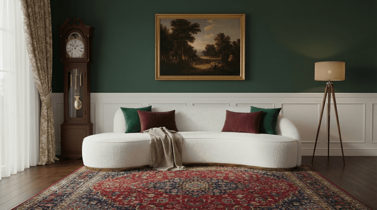 Luxury Nordic  Curved Sofa for Living Room & Home Interiors