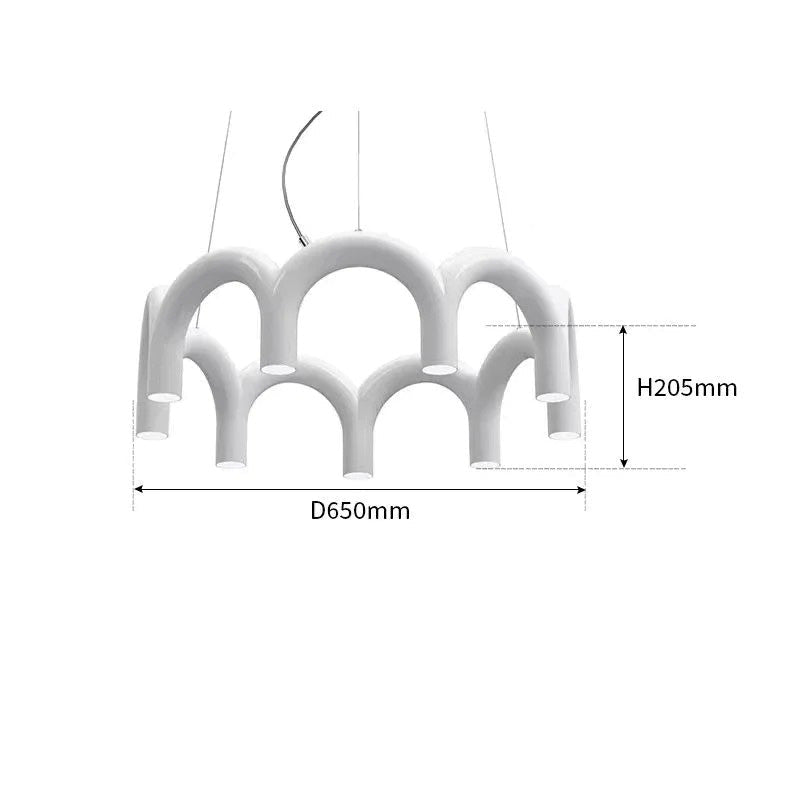 Luxury U-Shaped Chandelier Linear Light for Bedrooms, Kitchens & Luxury Bars