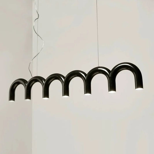 Luxury U-Shaped Chandelier Linear Light for Bedrooms, Kitchens & Luxury Bars