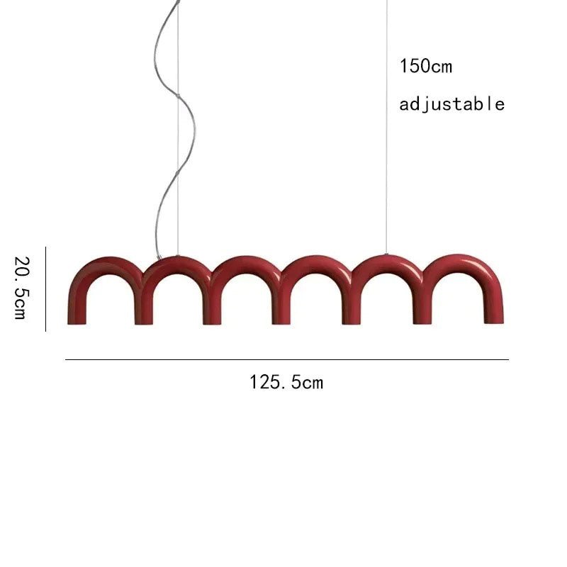 Luxury U-Shaped Chandelier Linear Light for Bedrooms, Kitchens & Luxury Bars