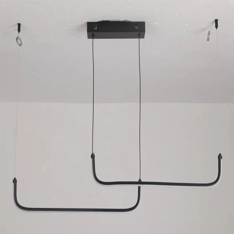 Modern Aluminum LED Chandelier Elegant Pendant Lamp for Dining & Living Rooms