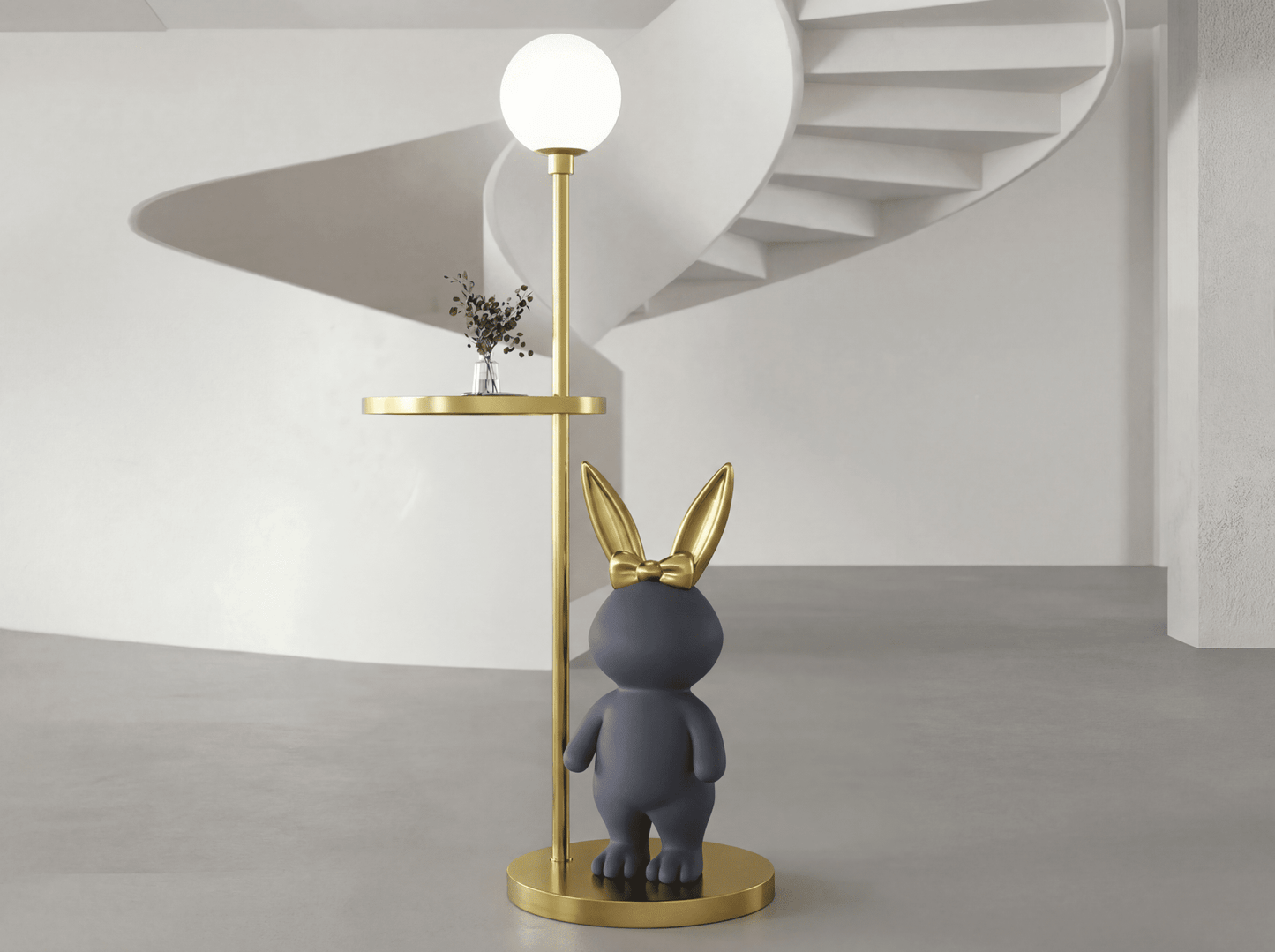 Modern Decorative Rabbit Floor Lamp LED Bedside & Room Atmosphere Light