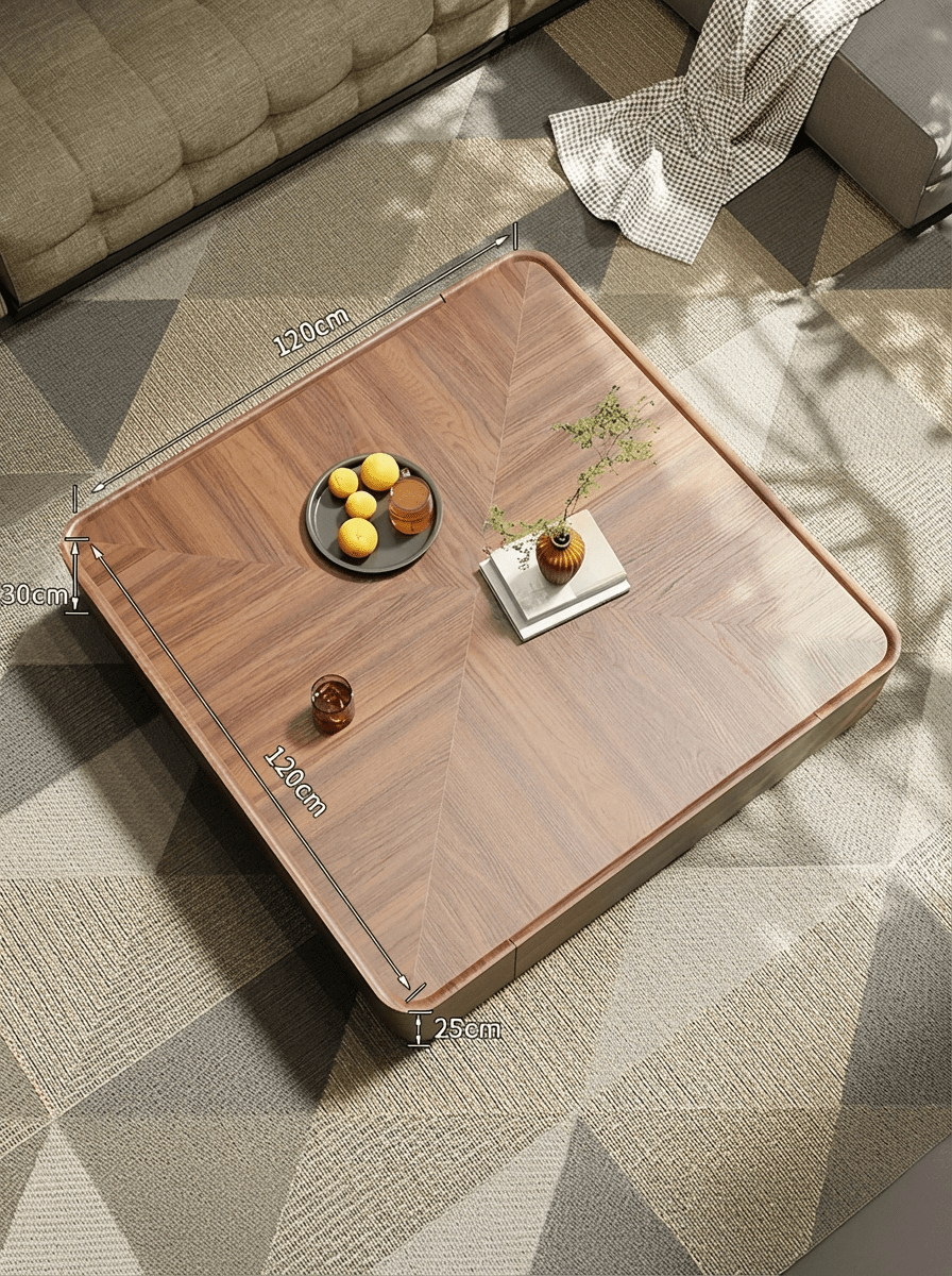 Modern Italian Rectangle Coffee Table  Nordic Decor  for Any Living Room