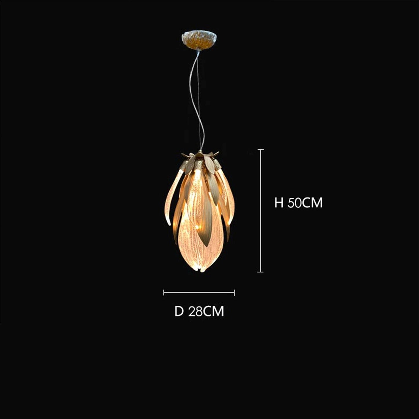 Modern Luxury Dandelion Glass Chandelier Perfect for Living Rooms & Dining Tables
