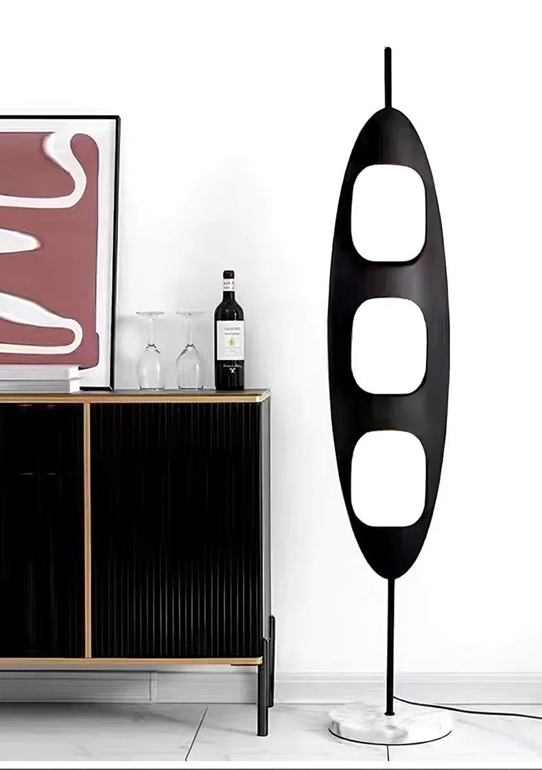 Modern Sailboat Floor Lamp With Minimalist Light Fixture for Living Room & Bedroom Decor