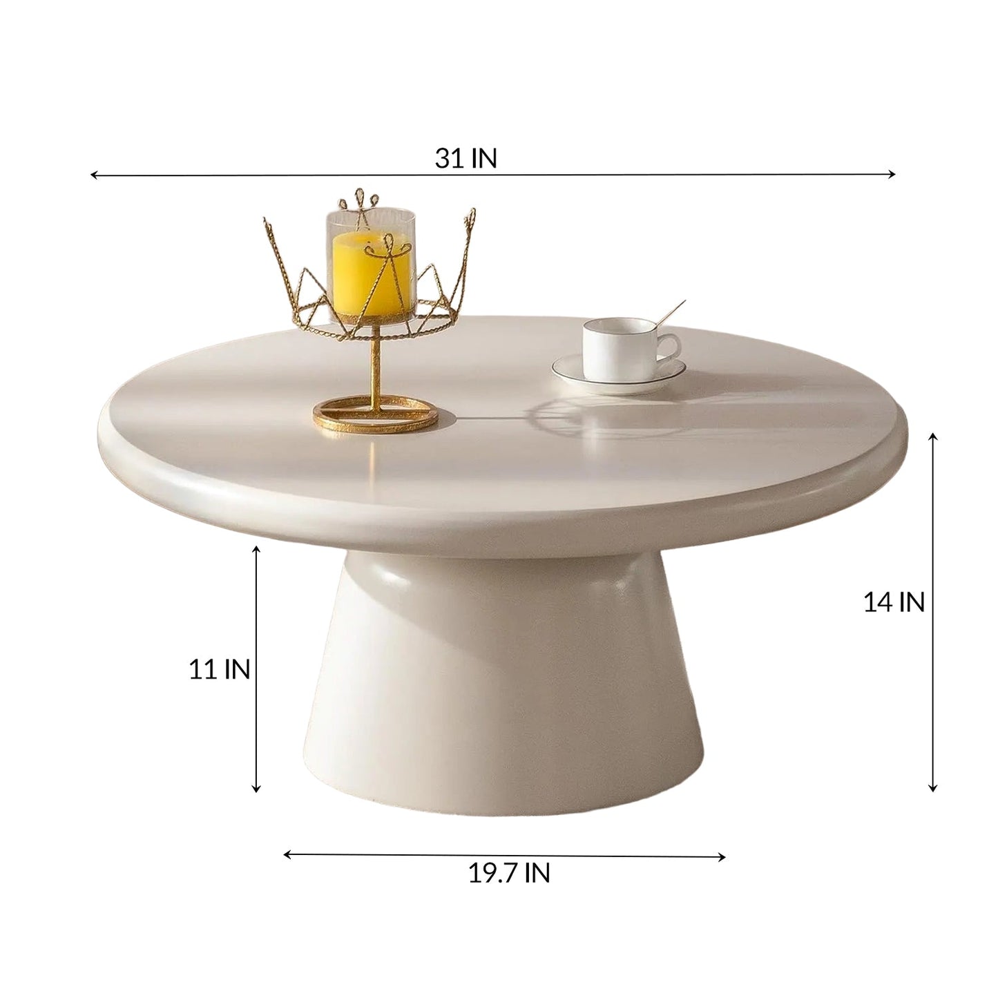 Modern Sculptural Black Coffee Table Stylish Cloud Design with 3 Ellipsoid Legs Perfect for Modern Decor
