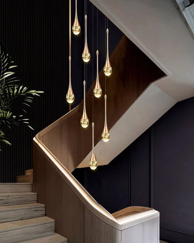 Nordic Crystal Pendant Lamp Elegant Hanging Light Chandelier for Modern Interiors