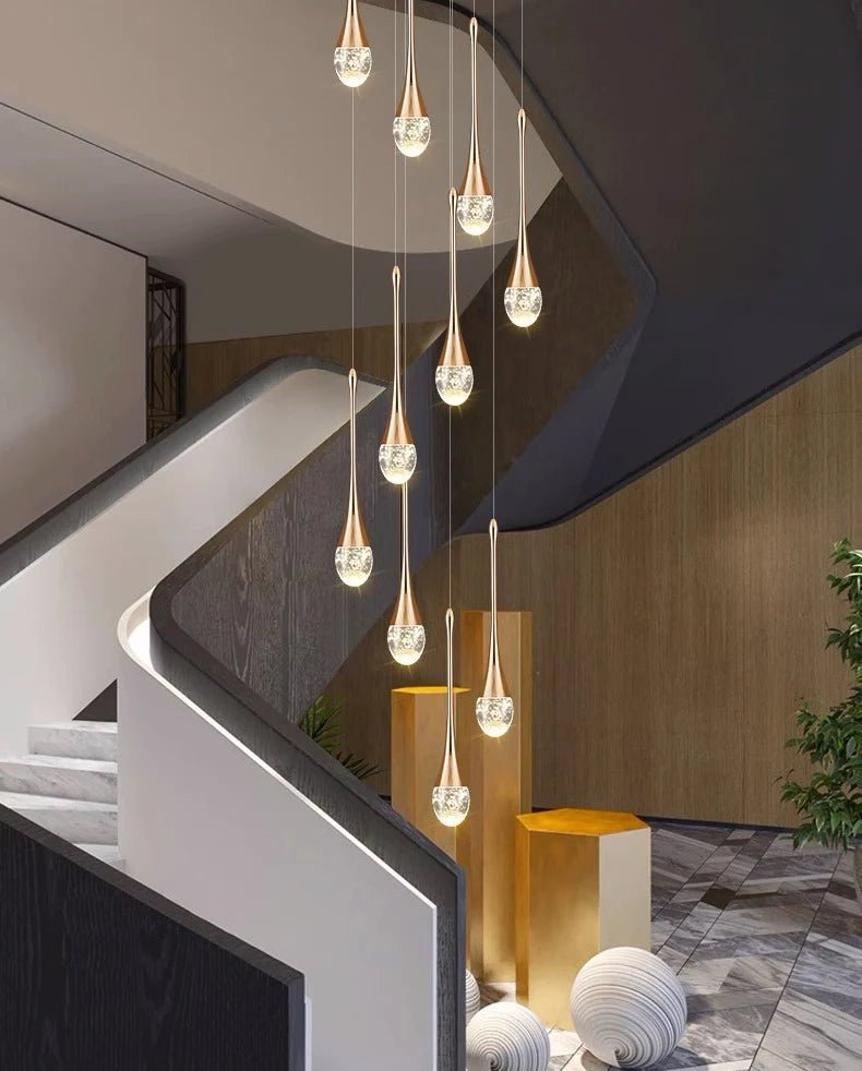 Nordic Crystal Pendant Lamp Elegant Hanging Light Chandelier for Modern Interiors
