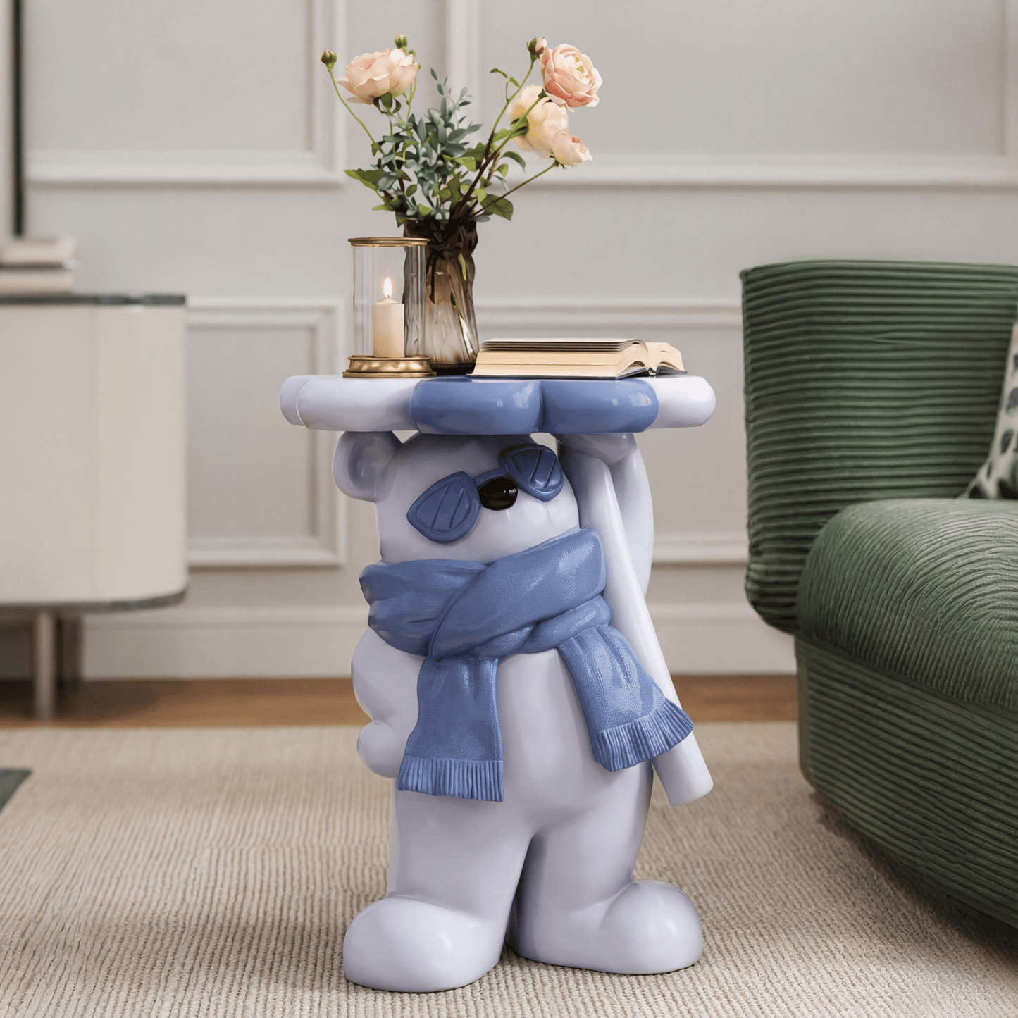Nordic Style Bear Coffee Table for Living Room & Bedroom