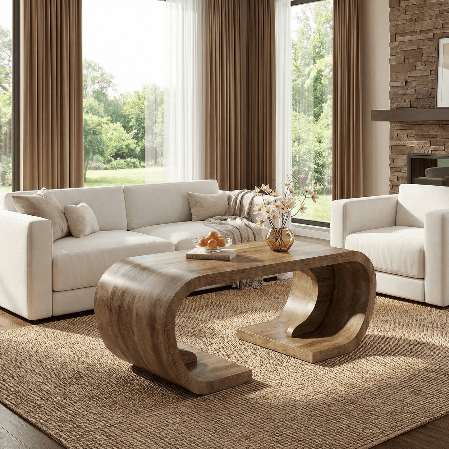 Premium Farmhouse Coffee Table for Living Room