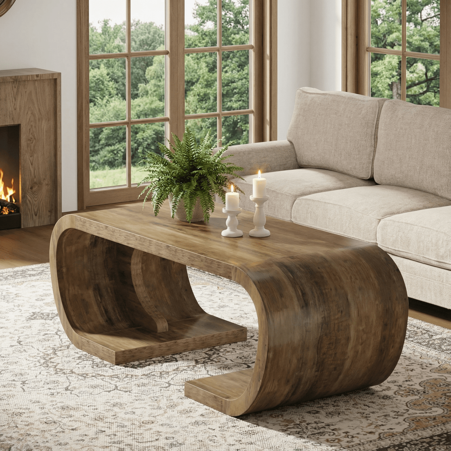 Premium Farmhouse Coffee Table for Living Room