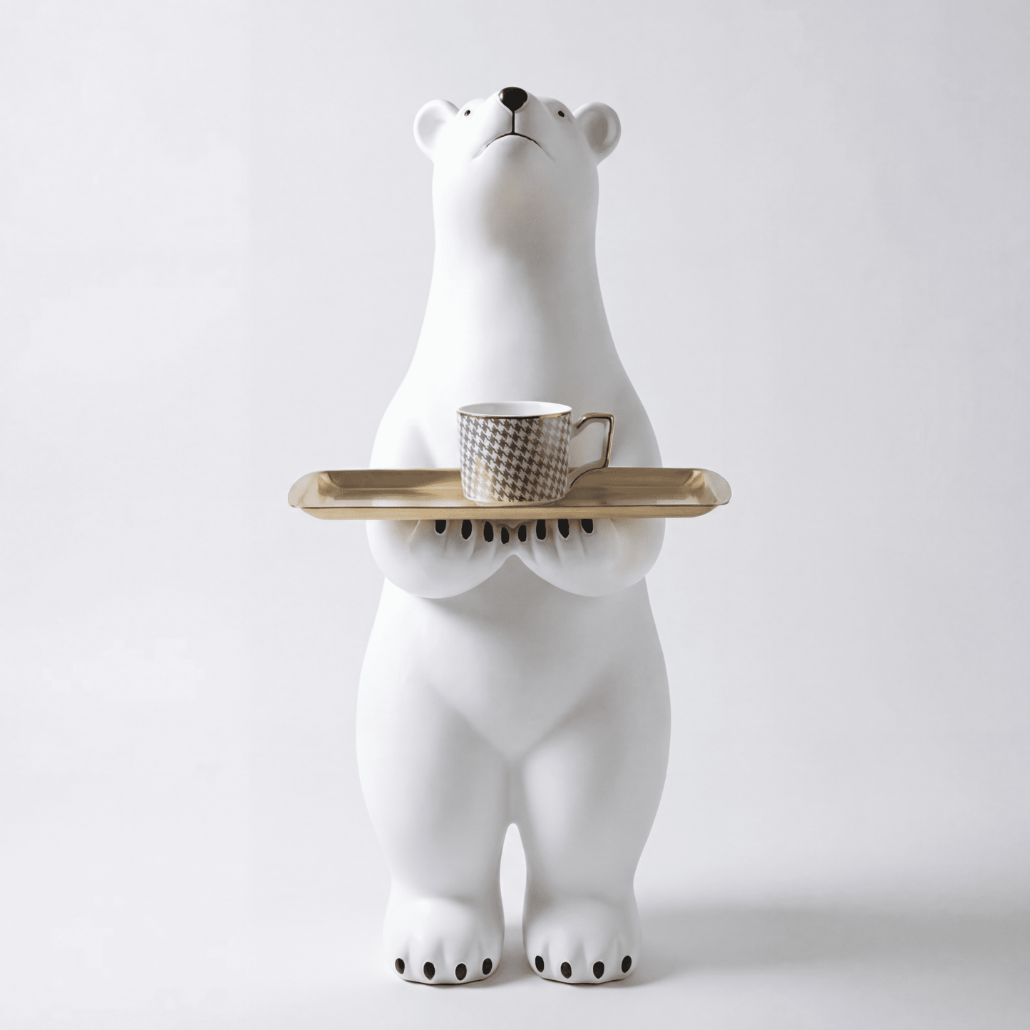 Premium Polar Bear Statue for Living Room Interiors