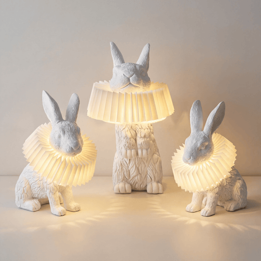 Rabbit Table Lamp for Bedroom, Kids Room & Cozy Home Decor