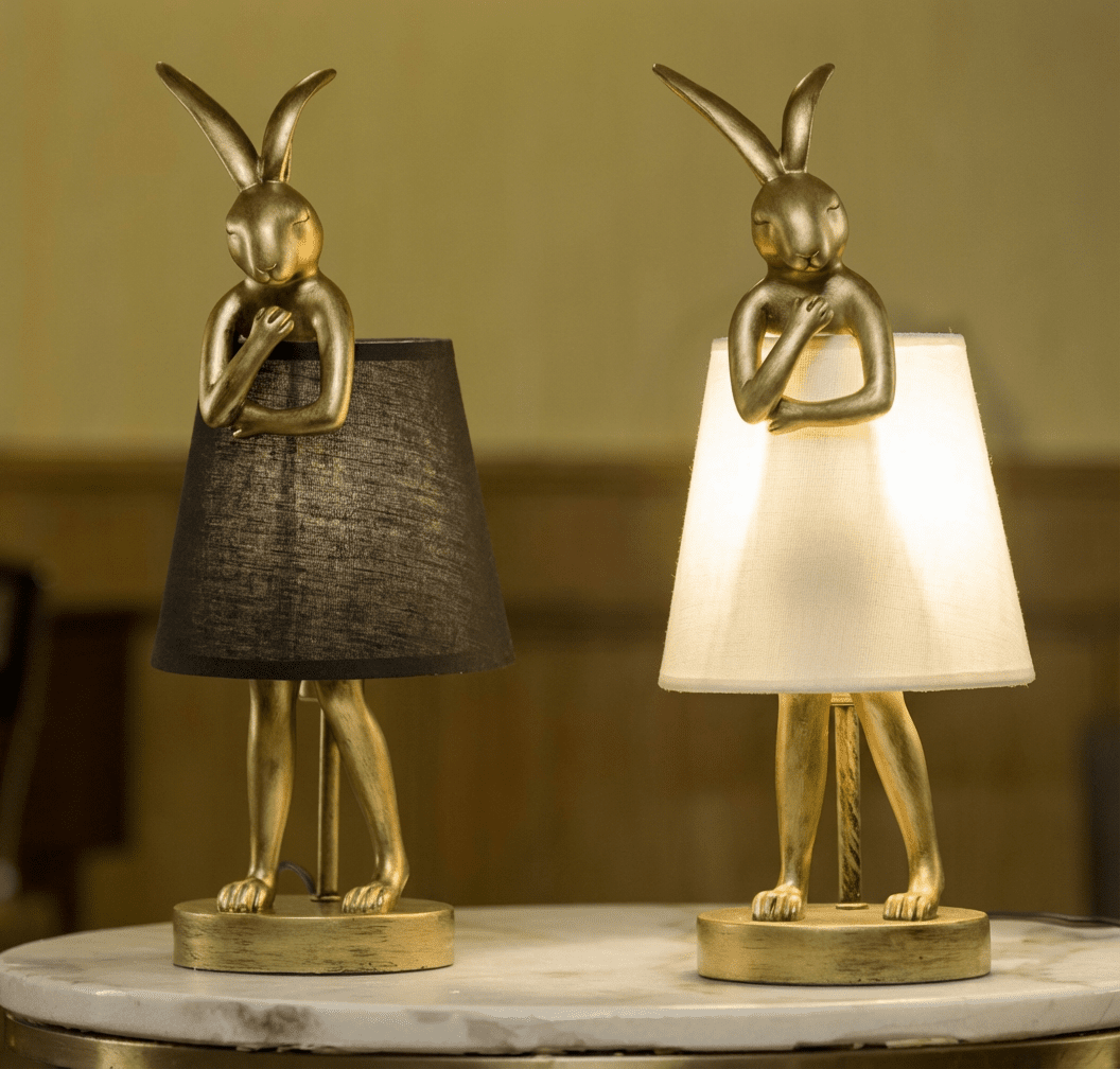 Rabbit Table Lamp for Bedroom, Kids Room & Cozy Home Decor