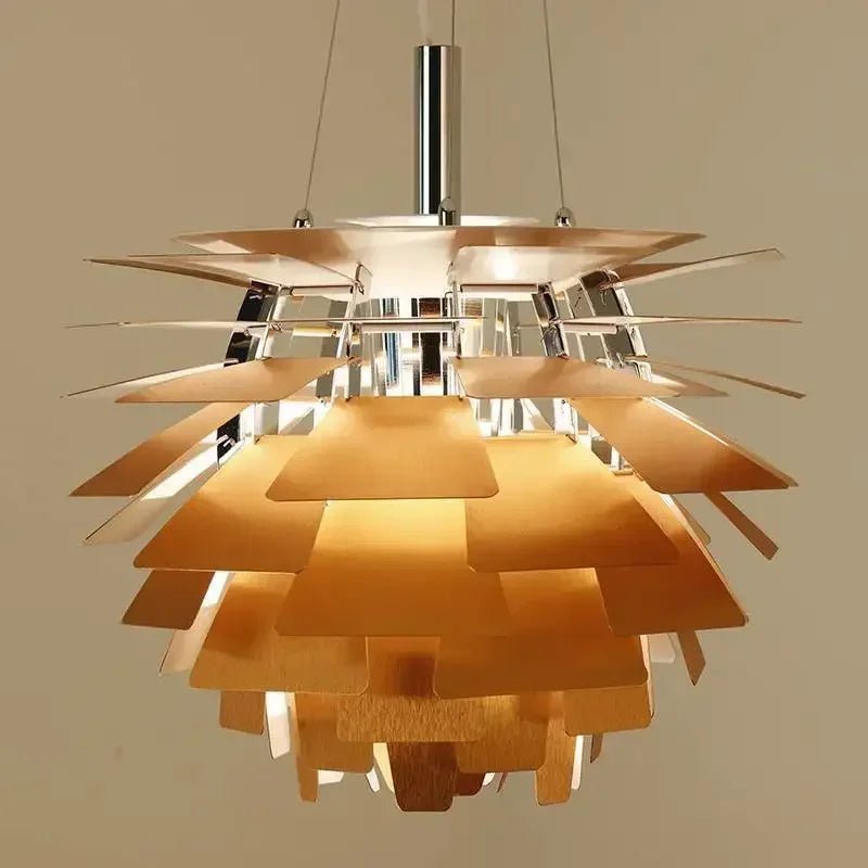 Scandinavian Pine Cone Pendant Lamp High-End Designer Lighting for Elegant Interiors