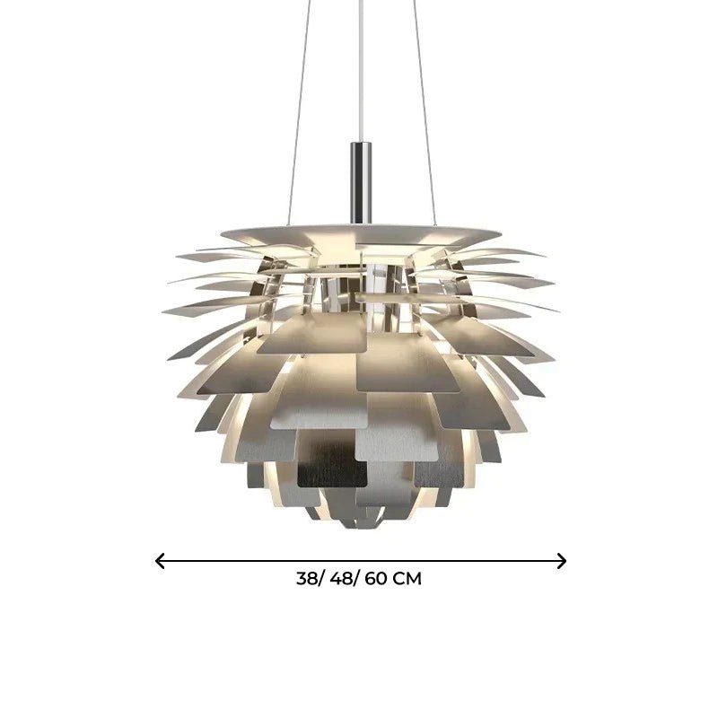 Scandinavian Pine Cone Pendant Lamp High-End Designer Lighting for Elegant Interiors