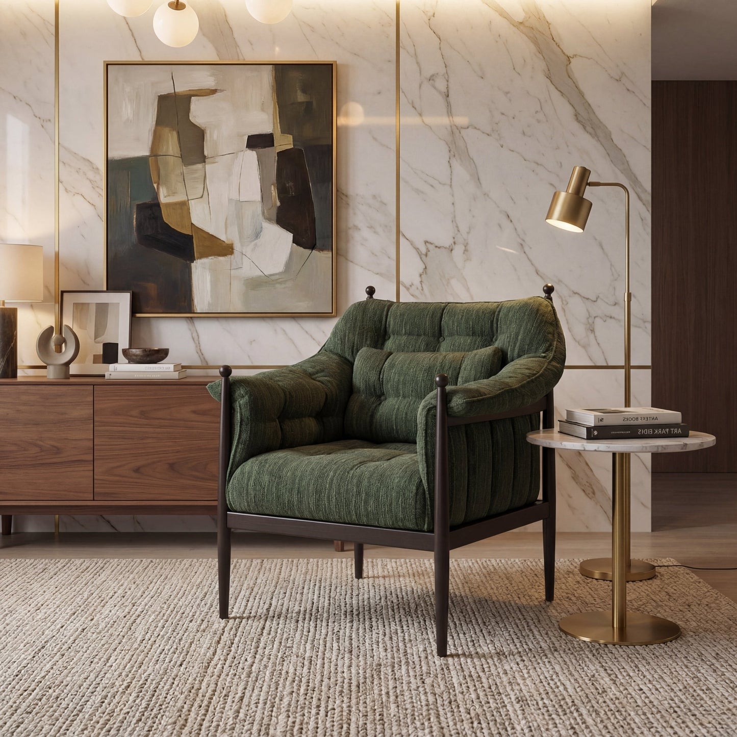 Stylish & Comfy Wooden Lounge Chair For Living Room & Other Spaces”