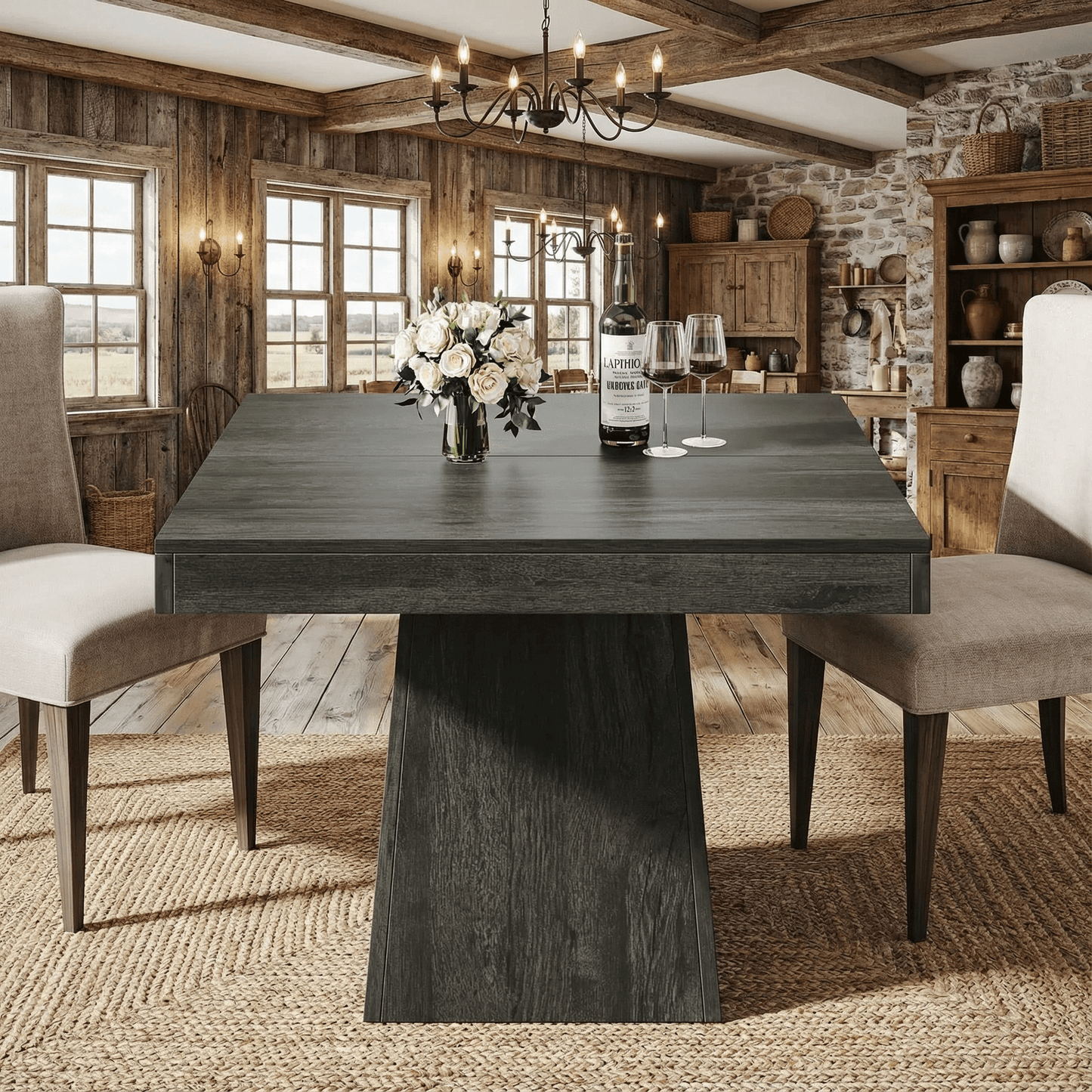 Tribesigns Square Dining Table for Kitchen & Modern Homes