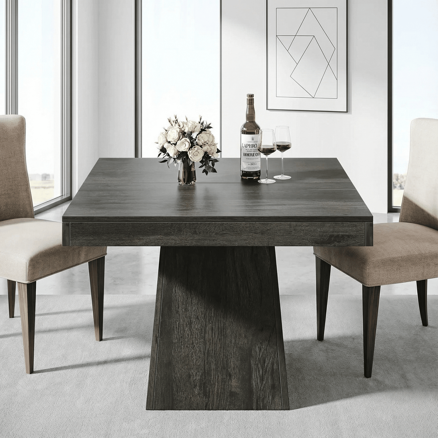 Tribesigns Square Dining Table for Kitchen & Modern Homes