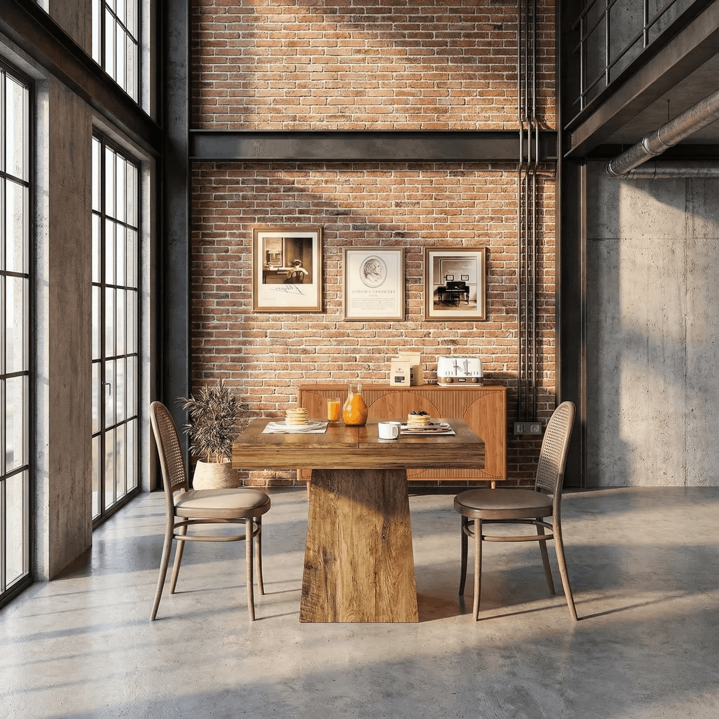 Tribesigns Square Dining Table for Kitchen & Modern Homes