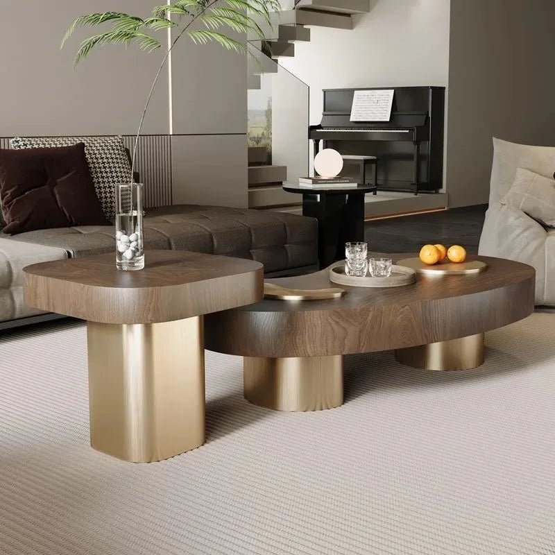 Wabi-Sabi Inspired Irregular Coffee Table – The Perfect Blend of Art & Function
