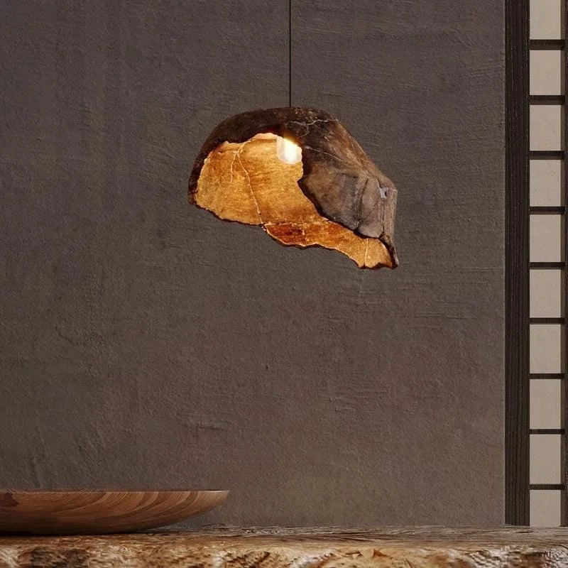 Wabi Sabi Style Pendant Lamp With Artistic Lighting for Homestay, Tea Room, Bar & Coffee Shop Decor