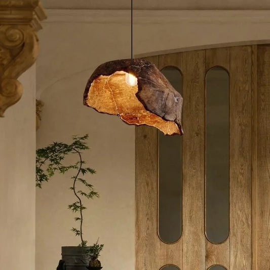 Wabi Sabi Style Pendant Lamp With Artistic Lighting for Homestay, Tea Room, Bar & Coffee Shop Decor