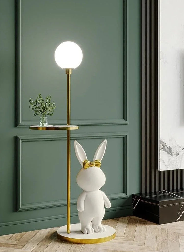Modern Decorative Rabbit Floor Lamp LED Bedside & Room Atmosphere Light