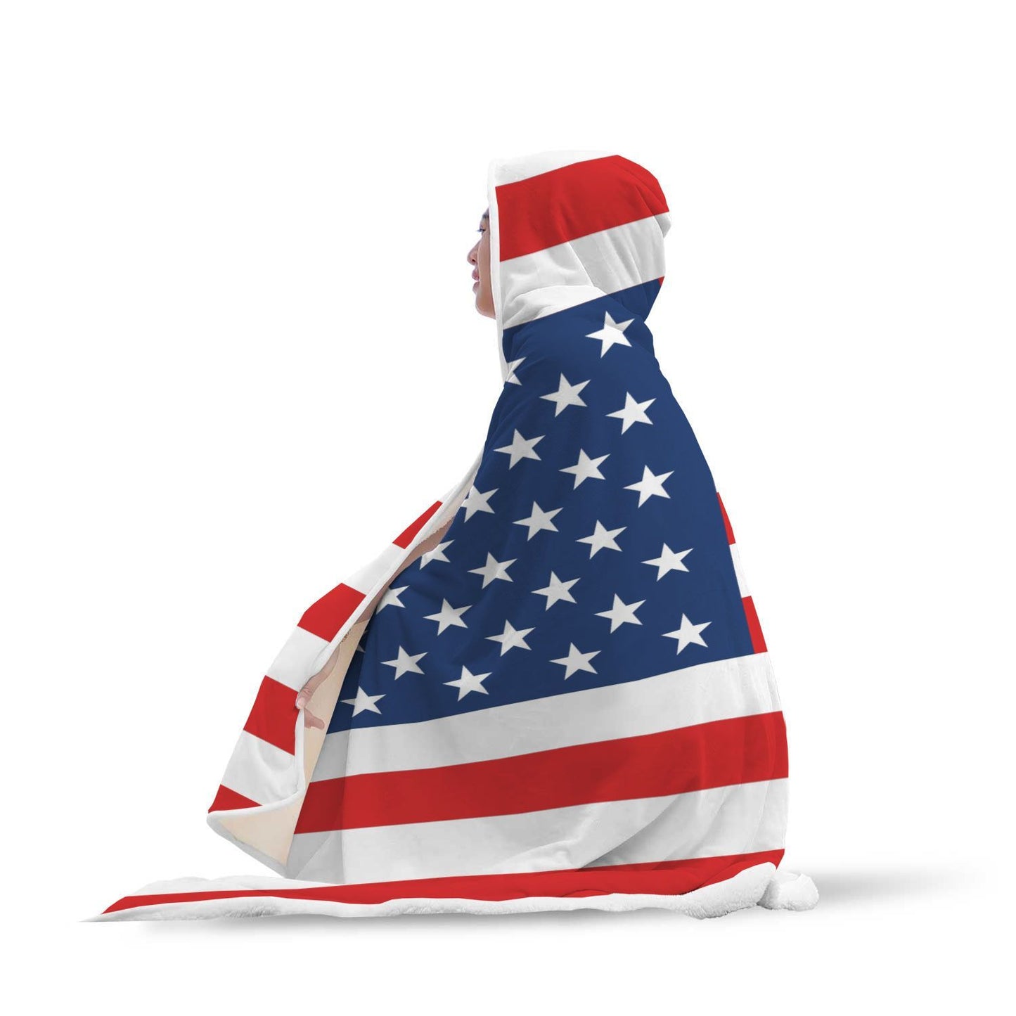 United States Hooded Blanket - Perfenq